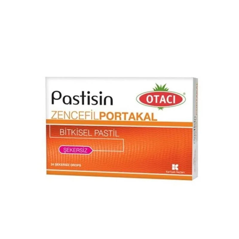 Otacı Pastisin Ginger Orange Herbal Lozenge 24 pcs