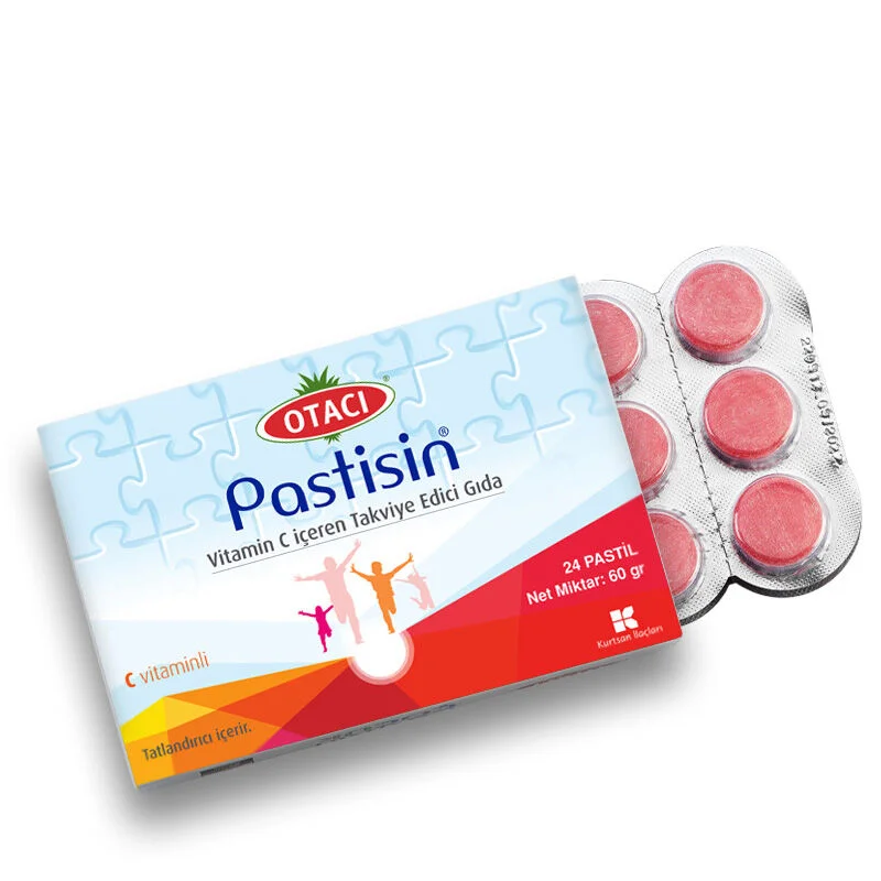 Otacı Pastisin Food Supplement Containing Vitamin C 24 Pastil