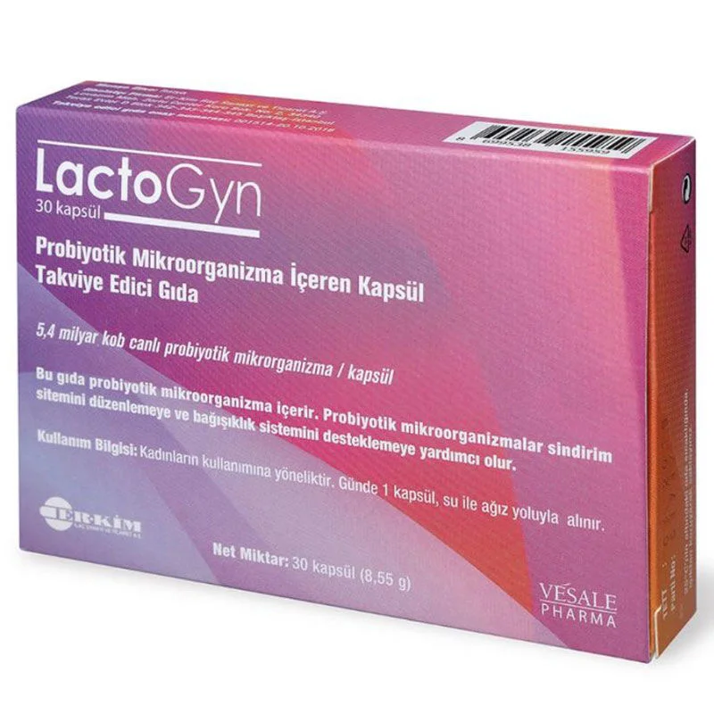 Lactogyn لاكتوجين بروبيوتيك 30 كبسولة 2