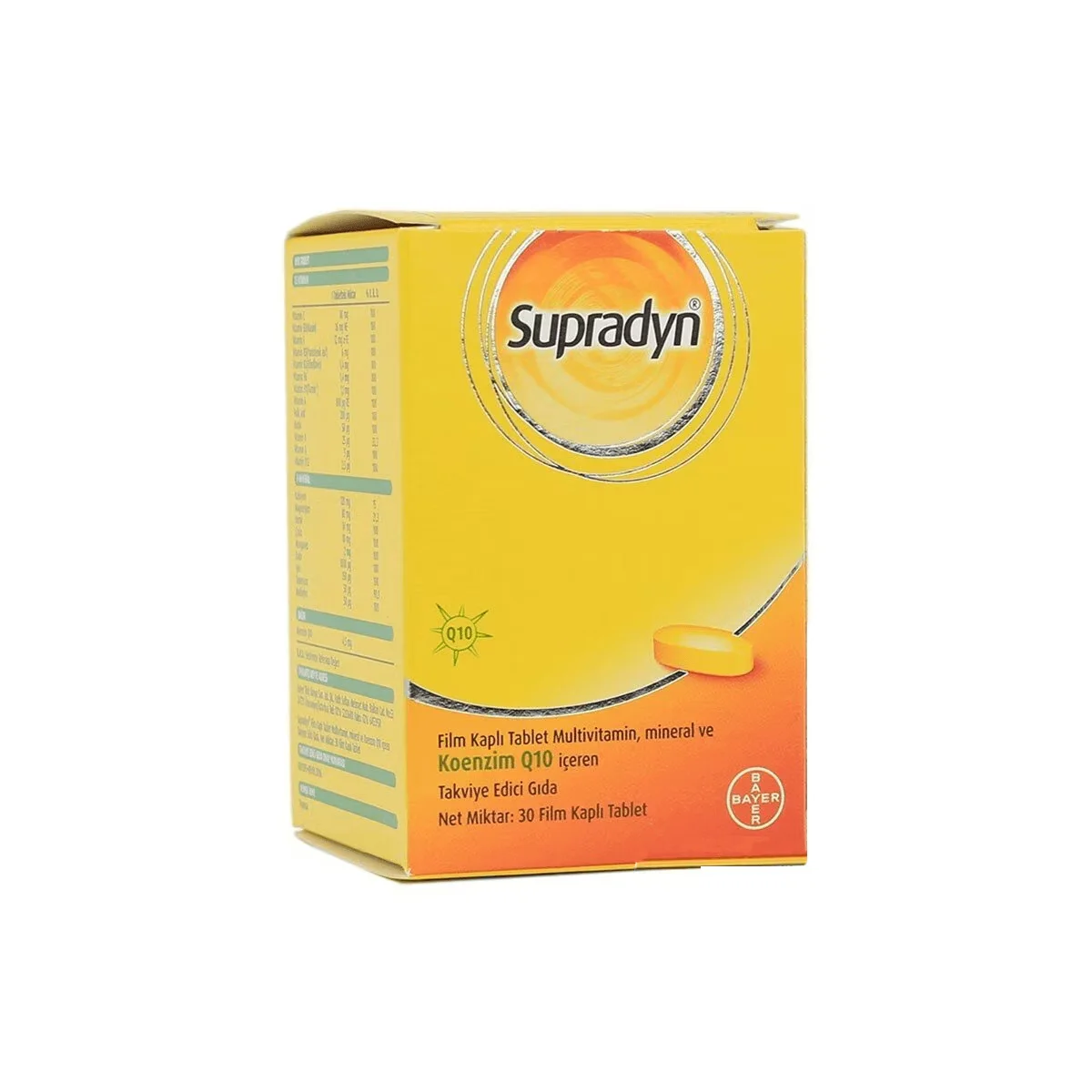 Supradyn سوبرادين إنزيم كيو 10 30 قرصًا 2