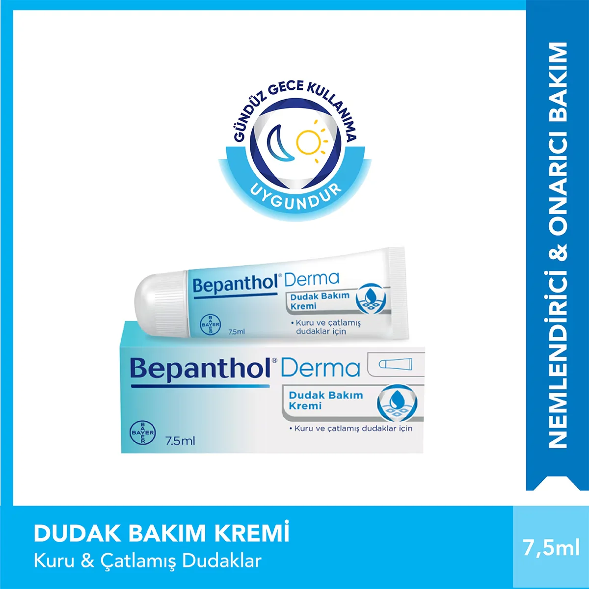 Bepanthol كريم بيبانثول للعناية بالشفاه 7.5 مل 2