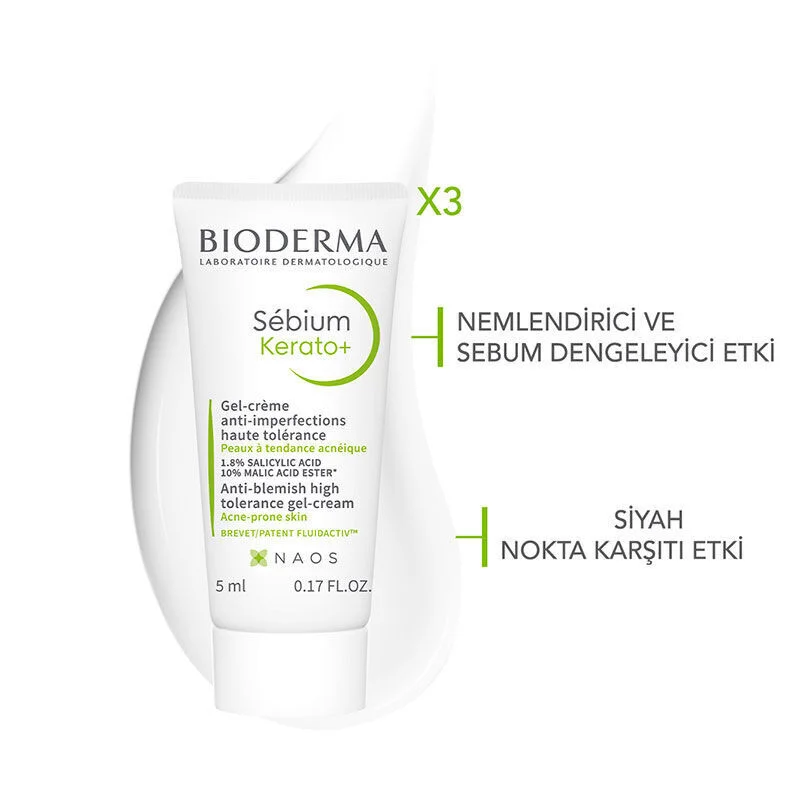 Bioderma Sebium For Blemish-Prone Skin and Anti-Blackhead Starter Kit 3