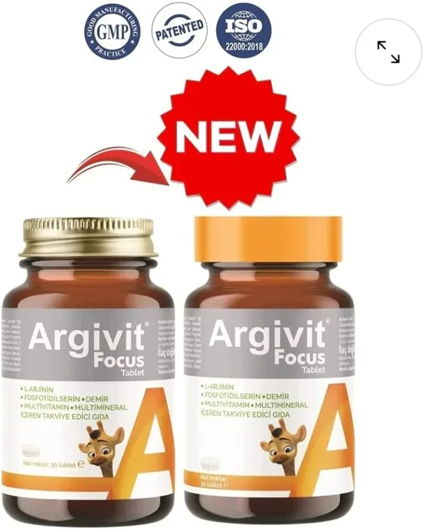 Argivit Focus Food Supplement 30 Tablet 6