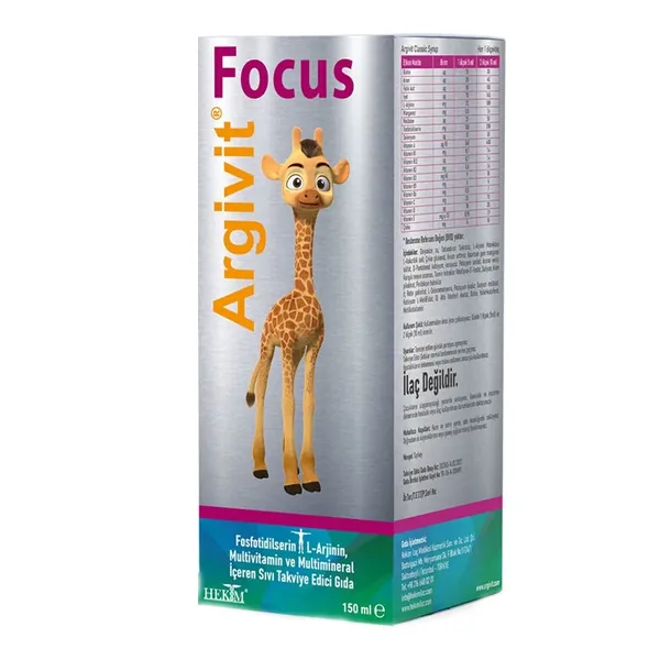 Argivit Focus Food Supplement 150 ml 2