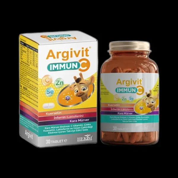 Hekim İlaç Argivit Immun Dietary Supplement 30 Capsules