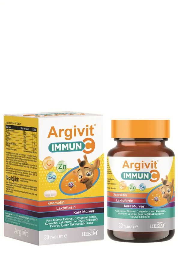 Hekim İlaç Argivit Immun Dietary Supplement 30 Capsules 3