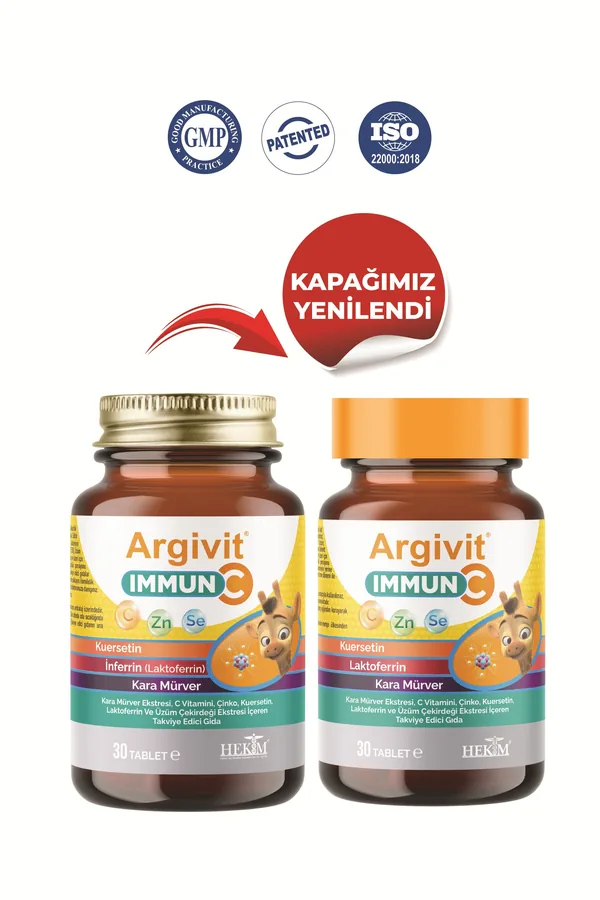 Hekim İlaç Argivit Immun Dietary Supplement 30 Capsules 5