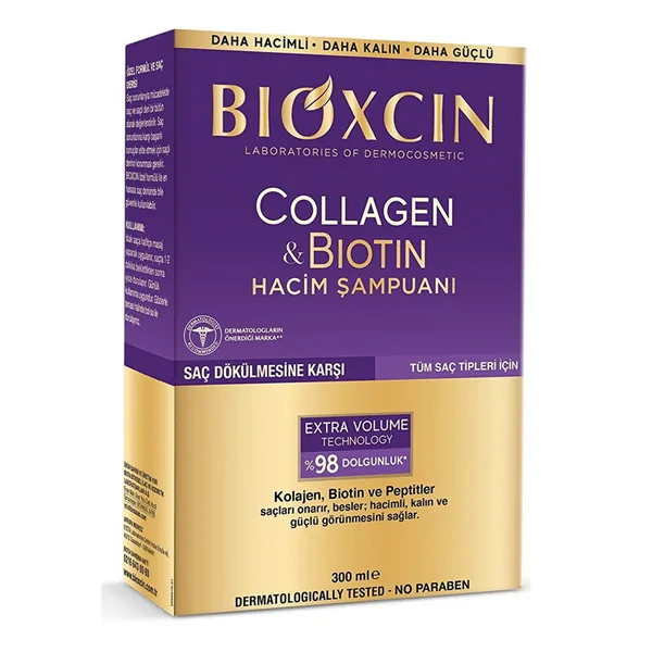 Bioxcin Collagen Biotin Anti-Hair Loss Shampoo 300 ml
