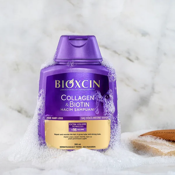 Bioxcin Collagen Biotin Anti-Hair Loss Shampoo 300 ml 2