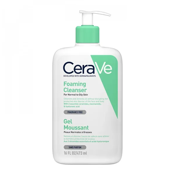 CeraVe For Normal And Oily Skin Foaming Cleanser 473 ml