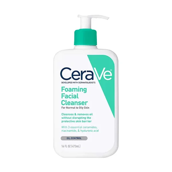 CeraVe For Normal And Oily Skin Foaming Cleanser 473 ml 2