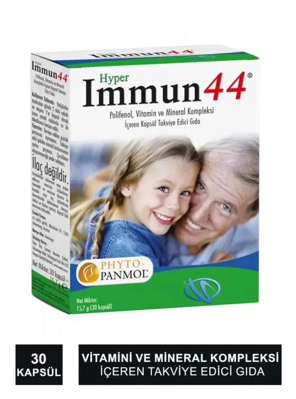 Hyper Immun44 - 30 Immunstärkende Kapseln für Vitalität 2