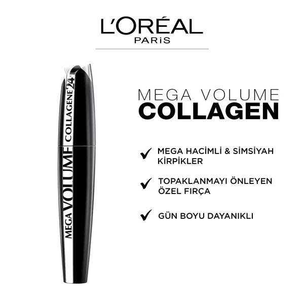 Loreal Paris Mega Volume Collagen 24H Maskara Extra Black 9ml 6