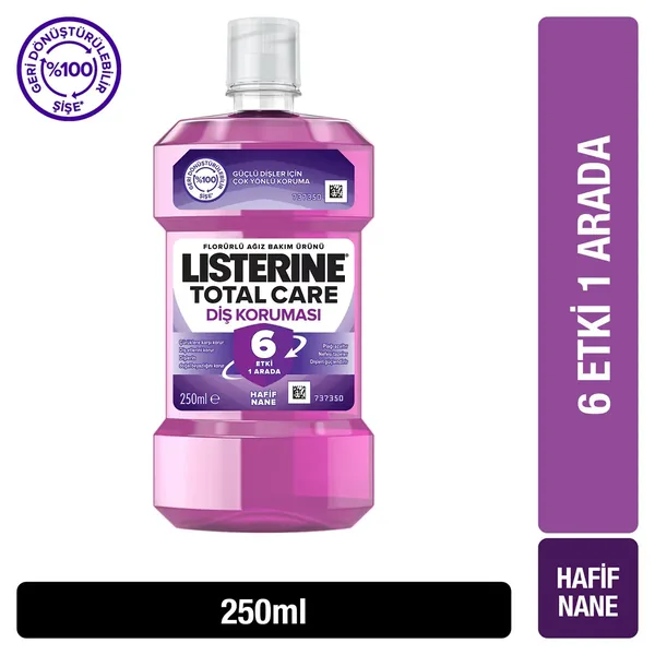 Listerine Total Care 6-in-1 Mint Flavored Mouthwash 250 ml 2