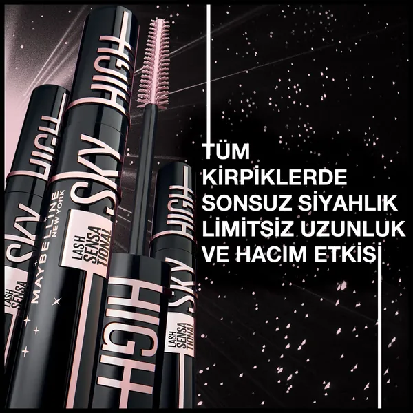 Maybelline Lash Sensational Sky High Cosmic Black Maskara 7.2 ml 3