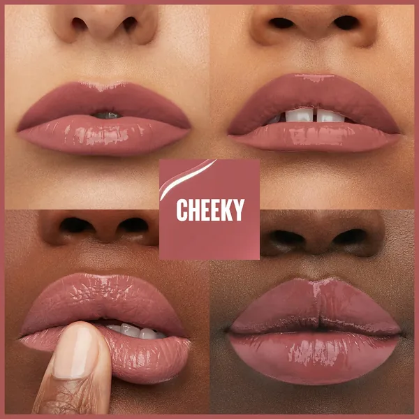 Maybelline Super Stay Vinyl Ink Lippenstift 35 Cheeky Glossy Shine