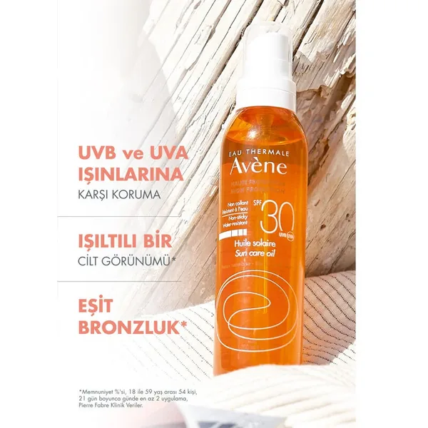 Avene Huile Solaire Spf30 Body Oil 200ml 3