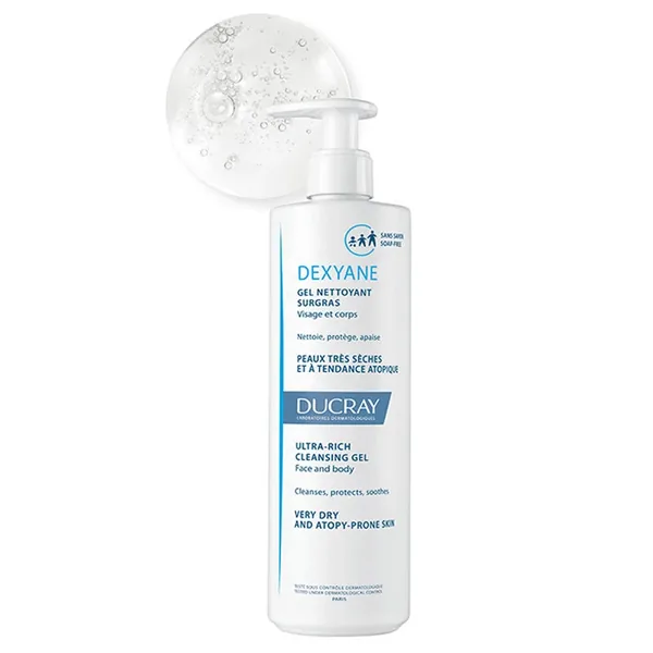 Ducray Dexyane Ultra Rich Cleansing Gel 400 ml 2