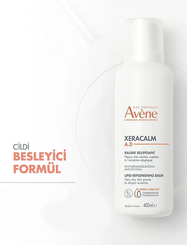 Avene XeraCalm A.D Baume Relipidant Nemlendirici Balsam 400 ml 3