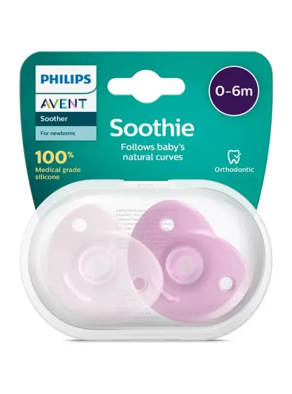 Philips Avent Soothie Schnuller 0-6 Monate - Pink 2