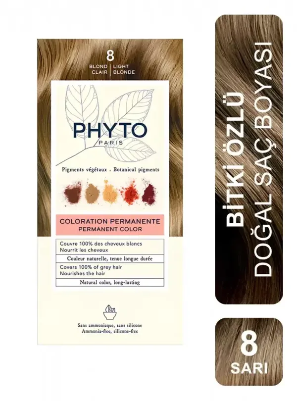 Phyto Phytocolor Herbal Hair Color - 8 - Light Blonde 2