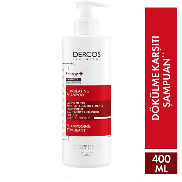 Vichy Dercos Energy+ Anti-Hair Loss Shampoo 400 ml 2