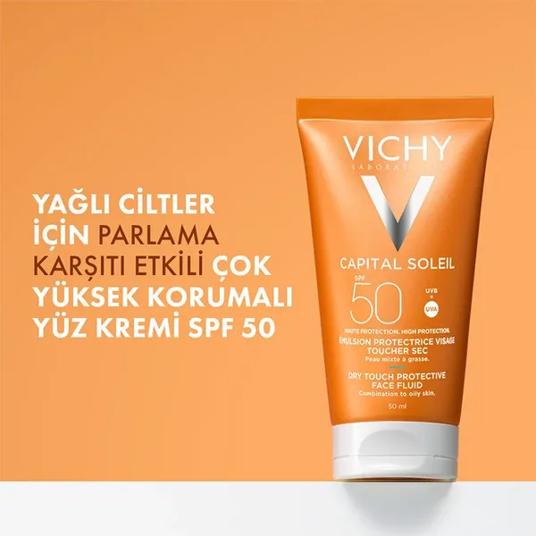 Vichy Capital Soleil SPF50 Anti-Shine Sun Cream 50 ml 4