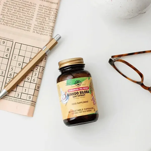 Solgar Ginkgo Biloba Leaf Extract 60 Capsules