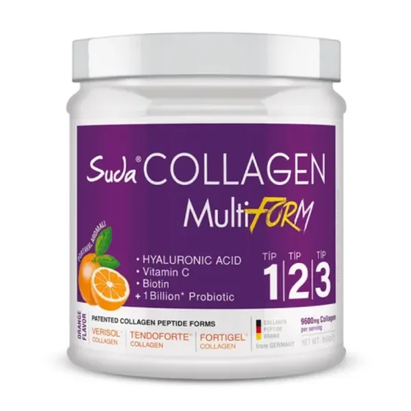 Поддержите здоровье с Suda Collagen MultiForm Апельсин 360 г