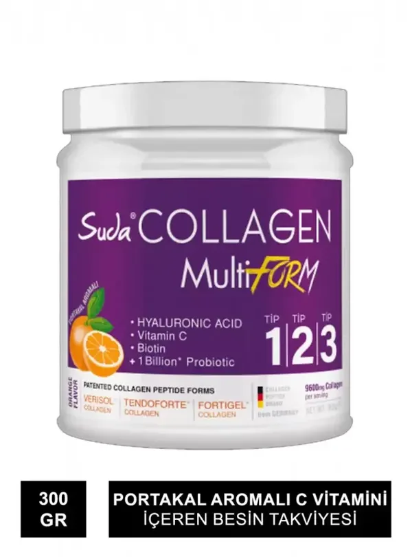 Поддержите здоровье с Suda Collagen MultiForm Апельсин 360 г 2