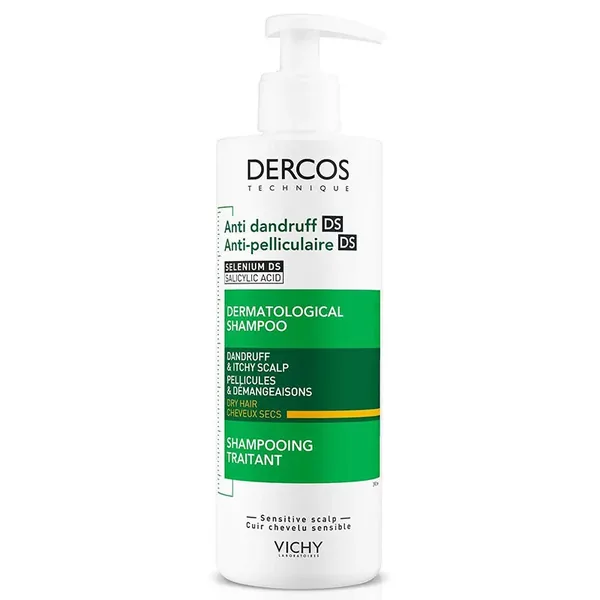Vichy Dercos Anti Dandruff Shampoo 390 ml - For Dry Hair 2