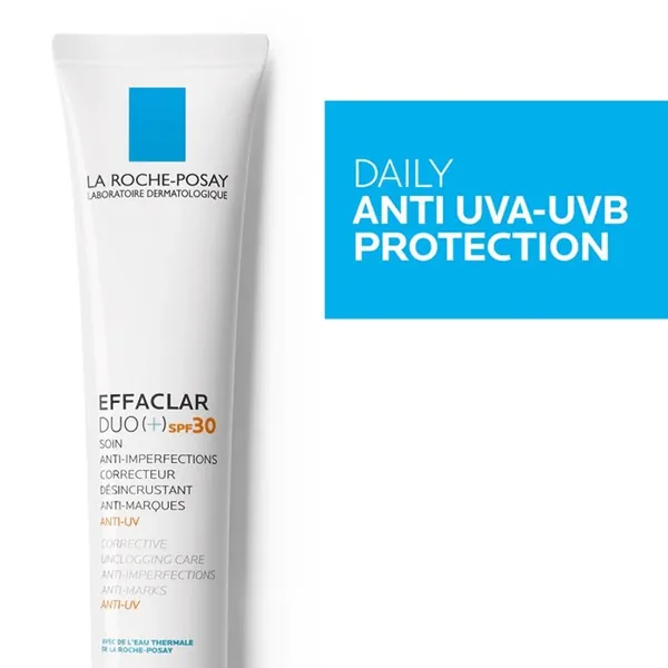La Roche Posay Effaclar Duo+M SPF30+ Face Care Cream for Oily and Acne-Prone Skin 40 ml 4