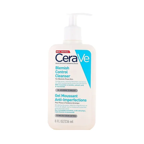 CeraVe Face Cleansing Gel For Oily and Acne-Prone Skin 236 ml