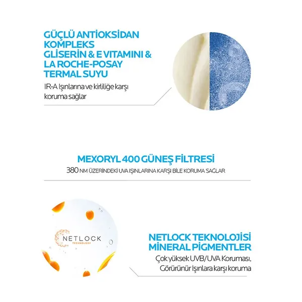 La Roche Posay Anthelios UVmune400 Invisible Fluid For All Skin Types SPF50+ Facial Sunscreen 50 ml 5