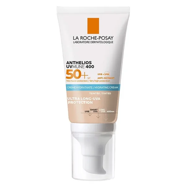 La Roche Posay Anthelios UVmune SPF+50 Tinted High Protection Facial Sunscreen For Sensitive Skin 50 ml 2