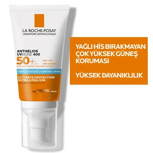 La Roche Posay Anthelios UVmune SPF+50 High Protection Facial Sunscreen for Sensitive Skin 50 ml 4