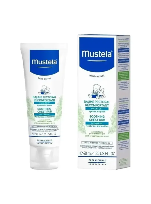 Mustela مرهم موستيلا المهدئ للصدر 40 مل 2
