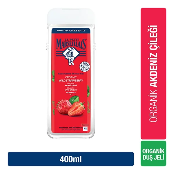 Le Petit Marseillais Mediterranean Strawberry Bath and Shower Gel 400ml 5