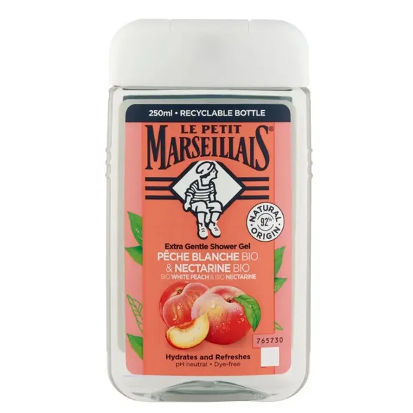 Le Petit Marseillais Duschgel Weiße Pfirsich-Nektarine 250ml 2