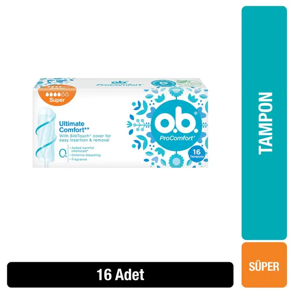 O.B Pro Comfort Super 16 Bumper - Ultra-Comfort Menstruationspflege 3