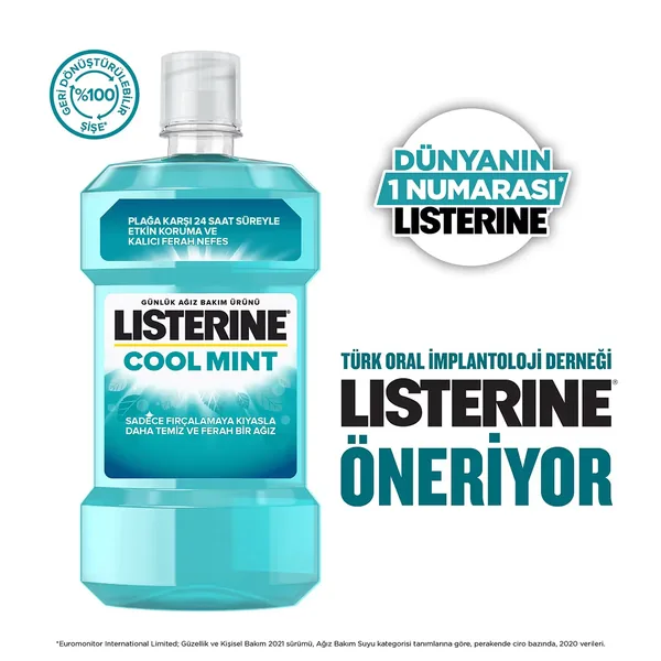 Listerine Cool Mint Mouthwash 250ml 6
