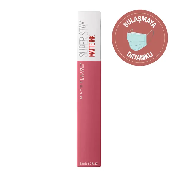 Maybelline Super Stay Matte Ink Liquid Lipstick 5ml - 180 Revolutionary - Pembe 6