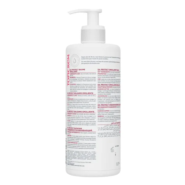 Topicrem DA Face and Body Emollient Balm 500 ml 4