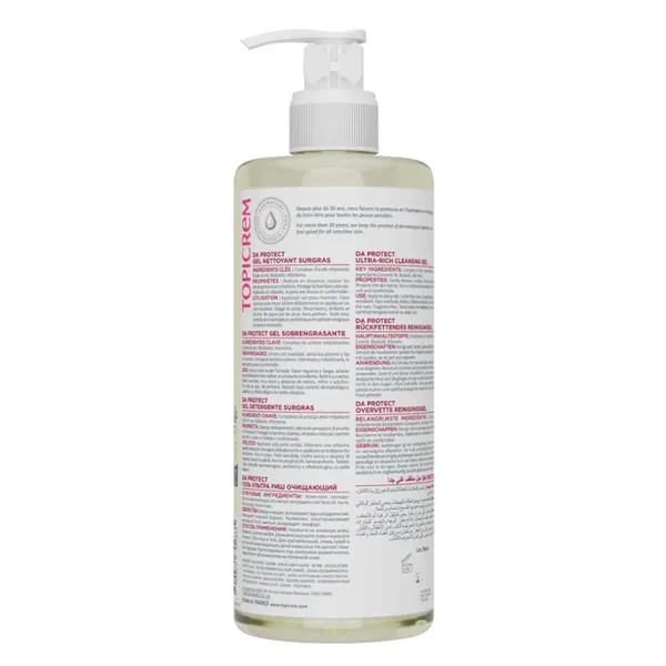 Topicrem DA Ultra Rich Temizleme Jeli 500 ml 3