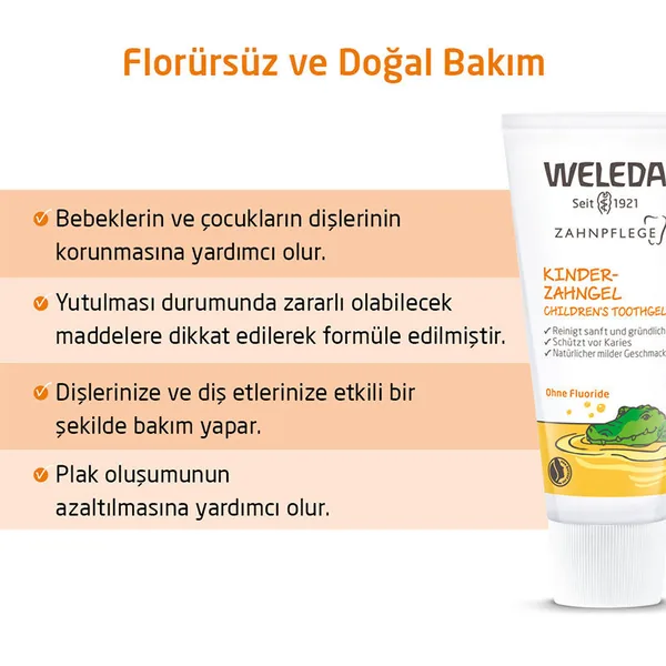 Weleda معجون أسنان ويليدا العضوي للأطفال والرضع 50 مل 3
