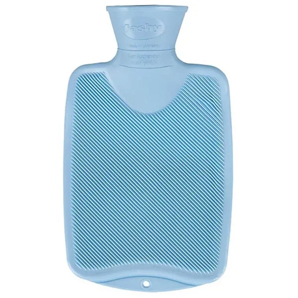 Fashy Children's Hot Water Bottle - Blue 0,8 L 2