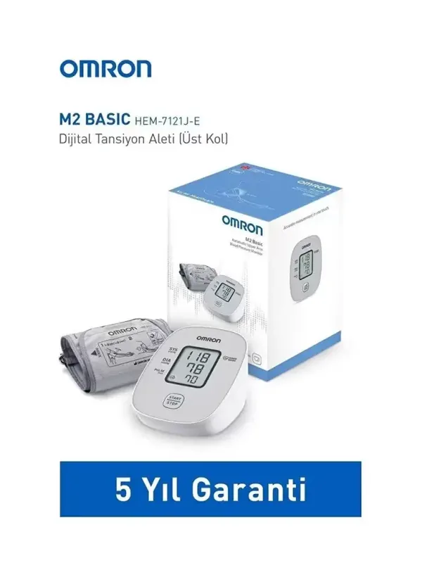 Omron M2 Basic HEM-7121J-E Intellisense Arm Blood Pressure Monitor 2