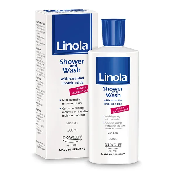 Linola Duschgel 300ml für trockene und empfindliche Haut 2