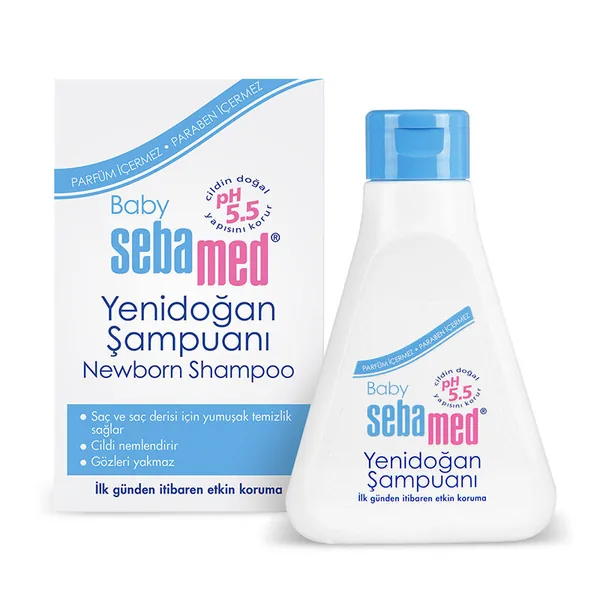Шампунь для новорожденных Sebamed 250 мл 2