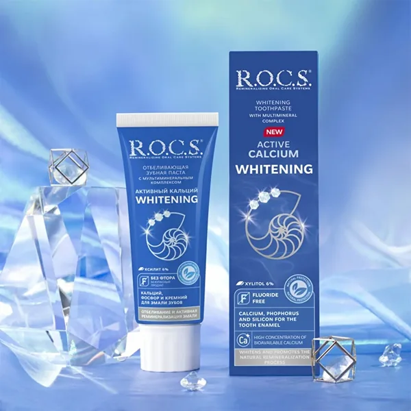 ROCS Active Calcium Whitening Zahnpasta 75ml 4